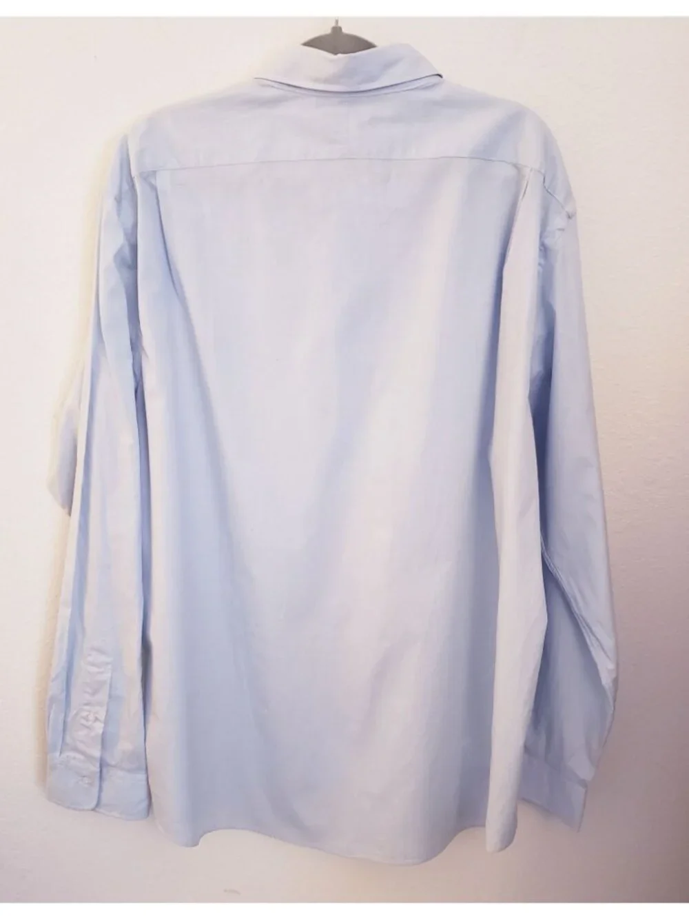 Polo Ralph Lauren Classic Fit 100% Cotton Lt Blue Shirt w/Metal Collar Stays XXL